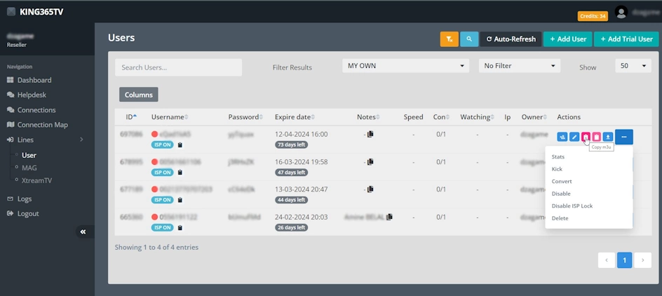 KING365 PANEL DASHBORD